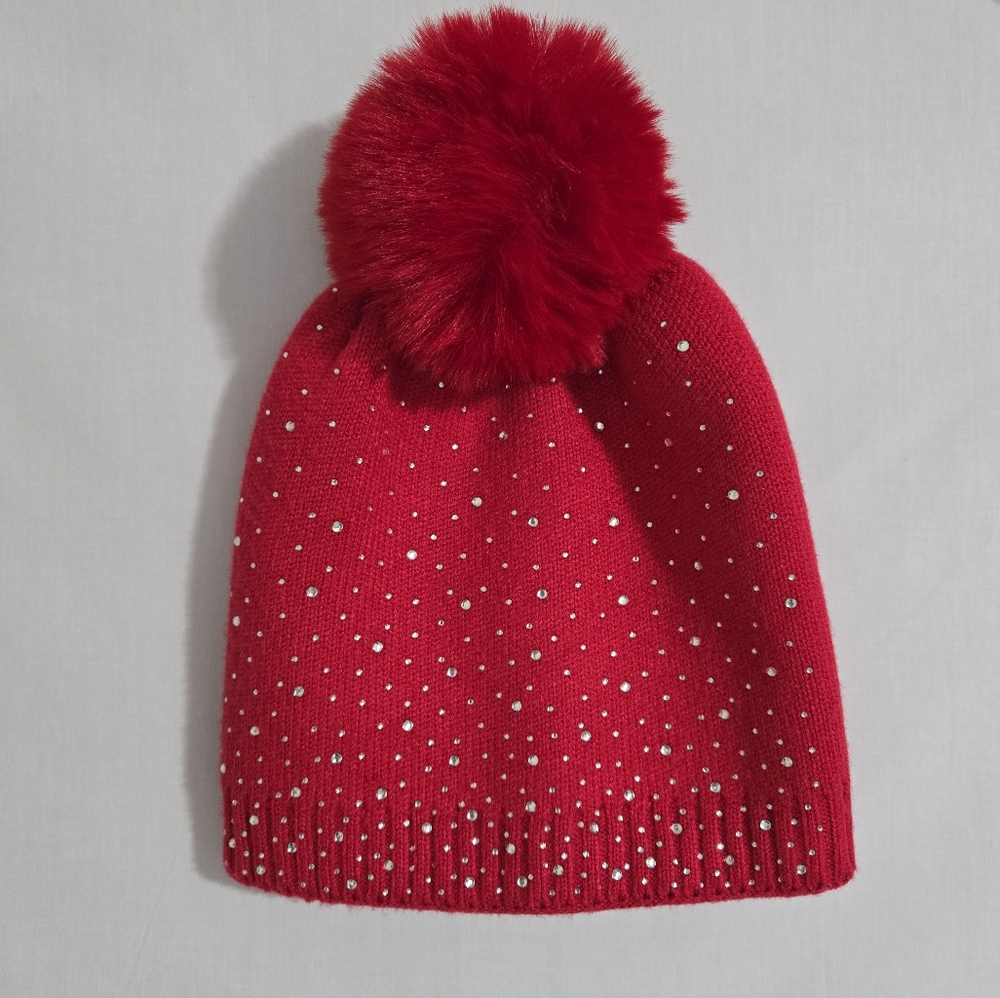 Red winter hat